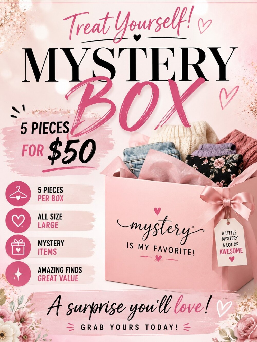 Mystery Box - Women's All Size Large Nwts